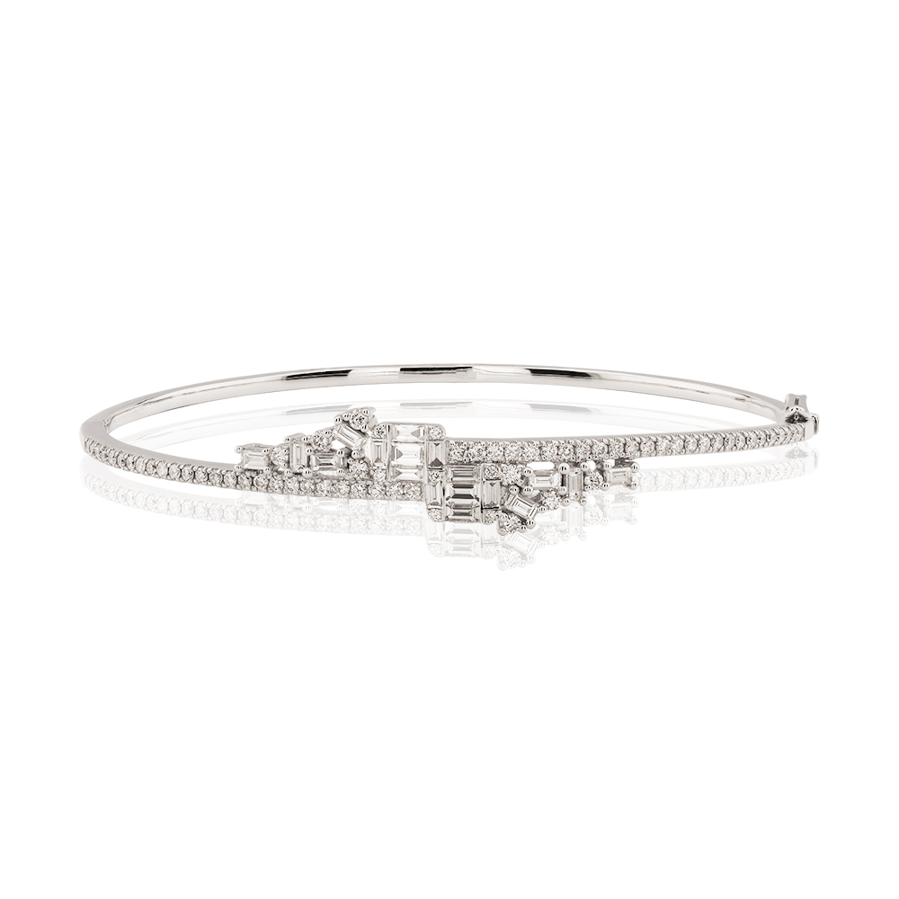 1,28 Ct. Diamond Baguette Bracelet